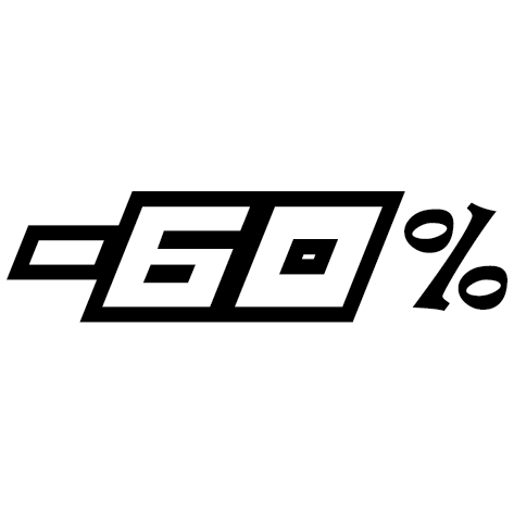 Sticker chiffre -60%
